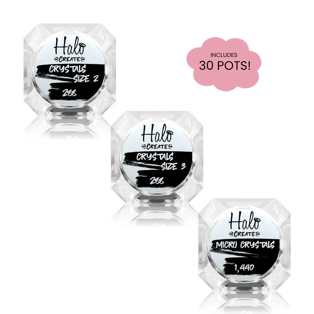 Halo Nail Art Crystals - Ultimate Bundle