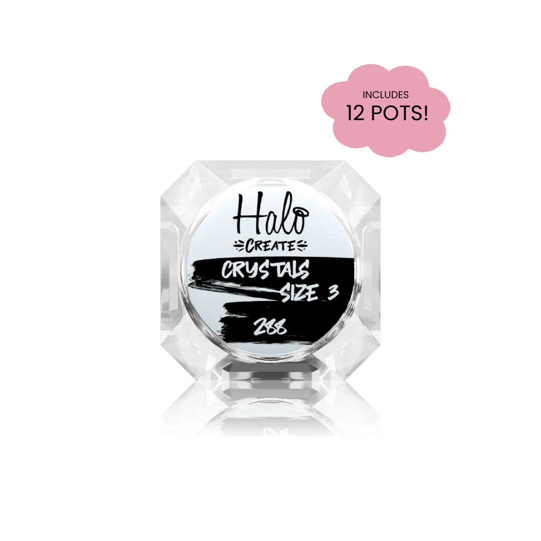 Halo Nail Art Crystals - Size 3 Bundle