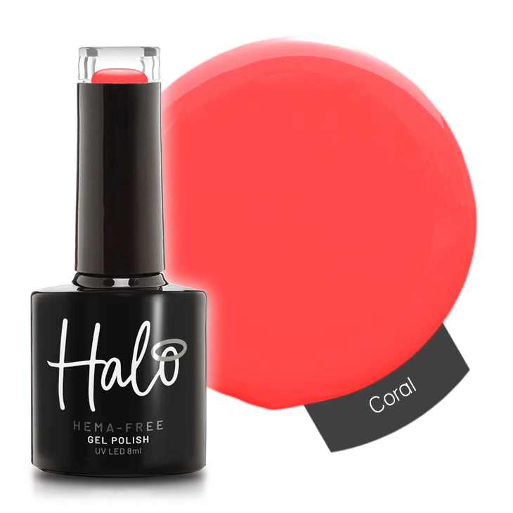 Halo Gel Polish 8ml Coral