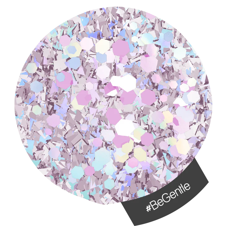 Halo Multi Hex Nail Art Glitter - Image 4