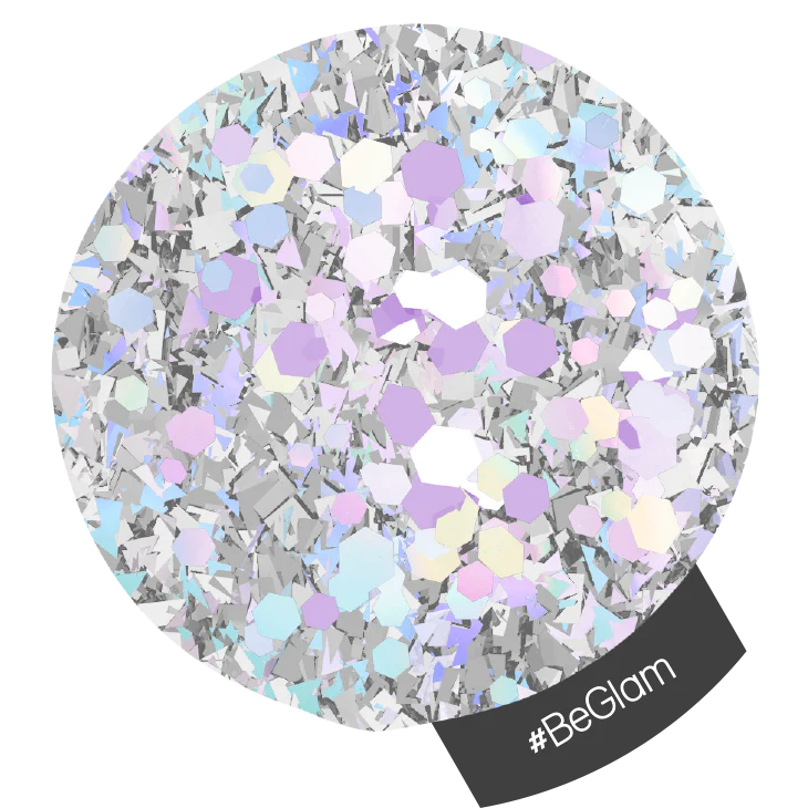 Halo Multi Hex Nail Art Glitter - Image 5