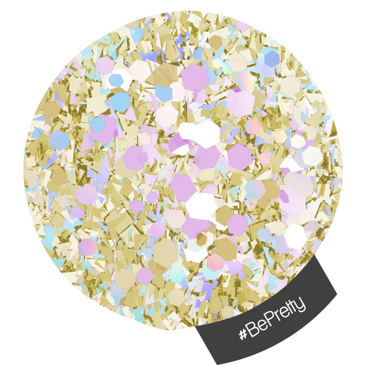 Halo Multi Hex Nail Art Glitter - Image 7