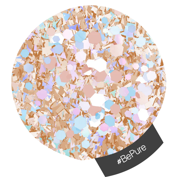 Halo Multi Hex Nail Art Glitter - Image 8