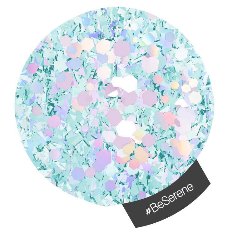Halo Multi Hex Nail Art Glitter - Image 9