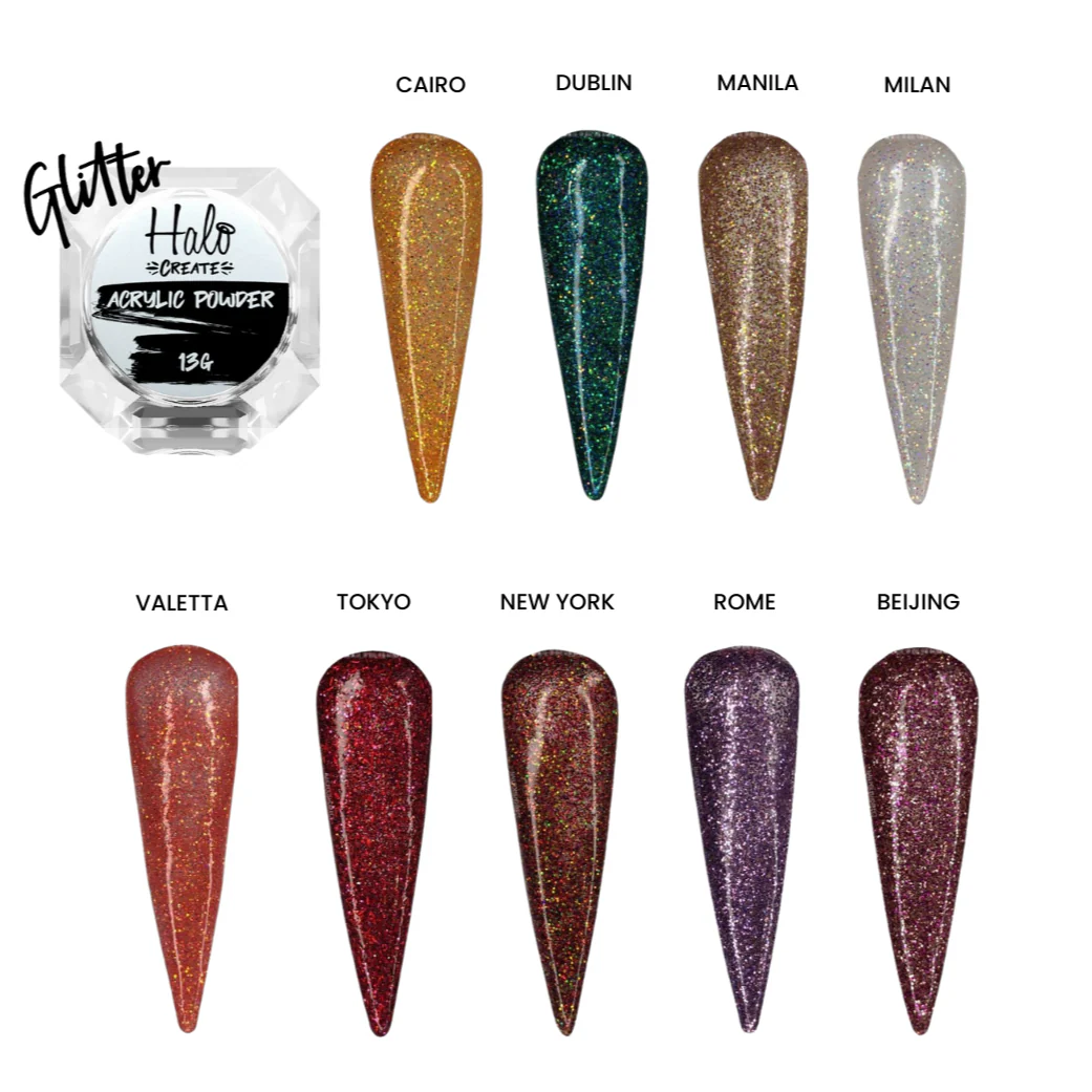 Halo Acrylic Powder - Glitter Bundle - Image 2