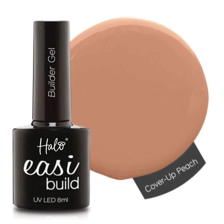 Halo EasiBuild Builder Gel Cover Up Peach 8ml