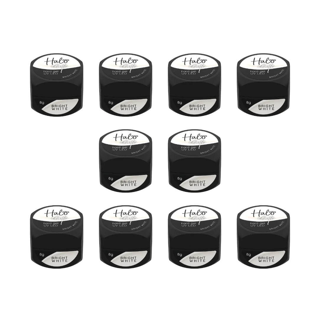 Halo Elite Hard Gel Bright White 8g - BUY 5 GET 5 FREE