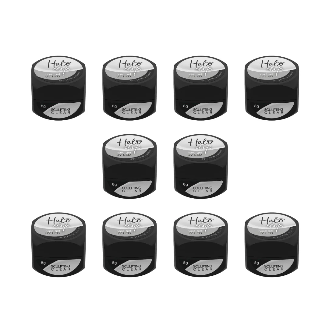 Halo Elite Hard Gel Sculpting Clear 8g - BUY 5 GET 5 FREE