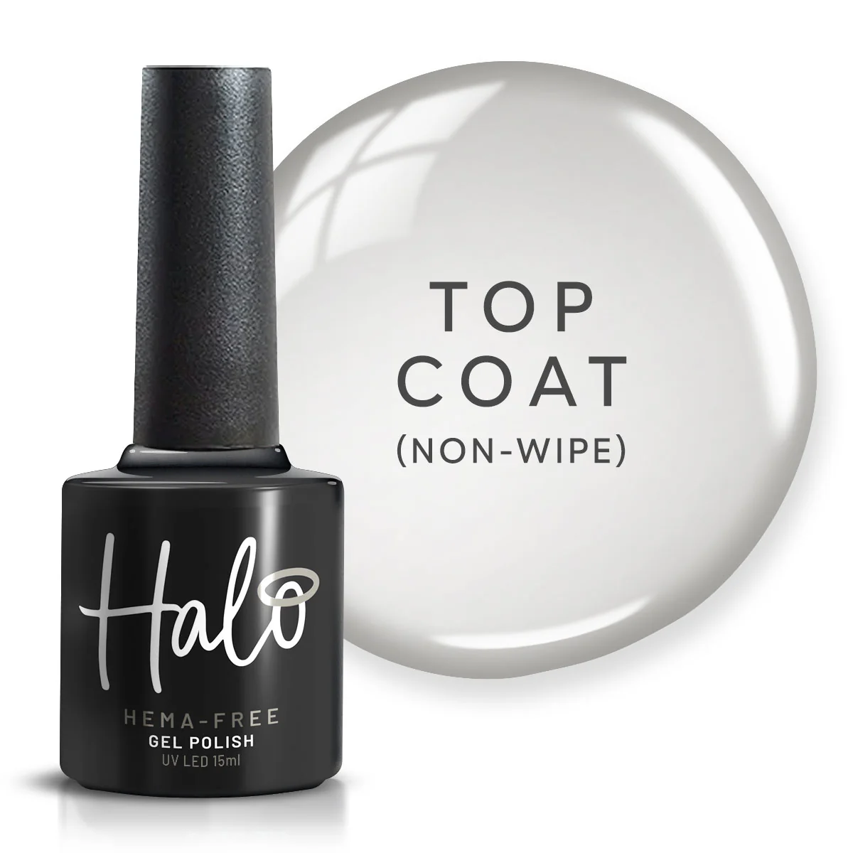 Halo Gel Polish 8ml Top Coat (Non-Wipe)