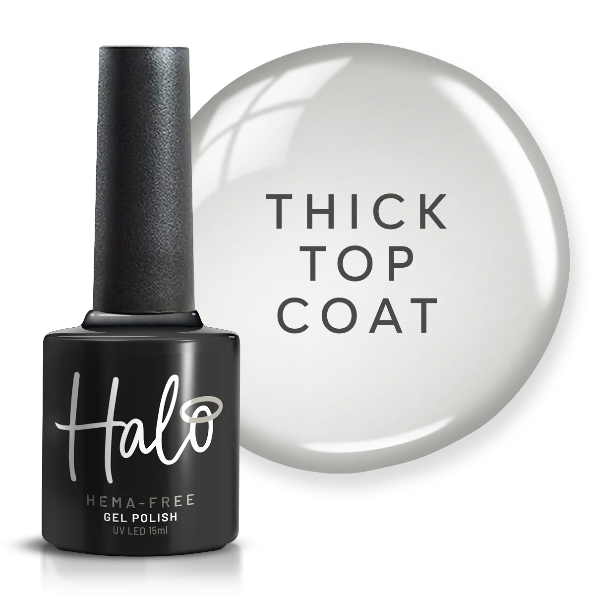 Halo Gel Polish 15ml Thick Top Coat