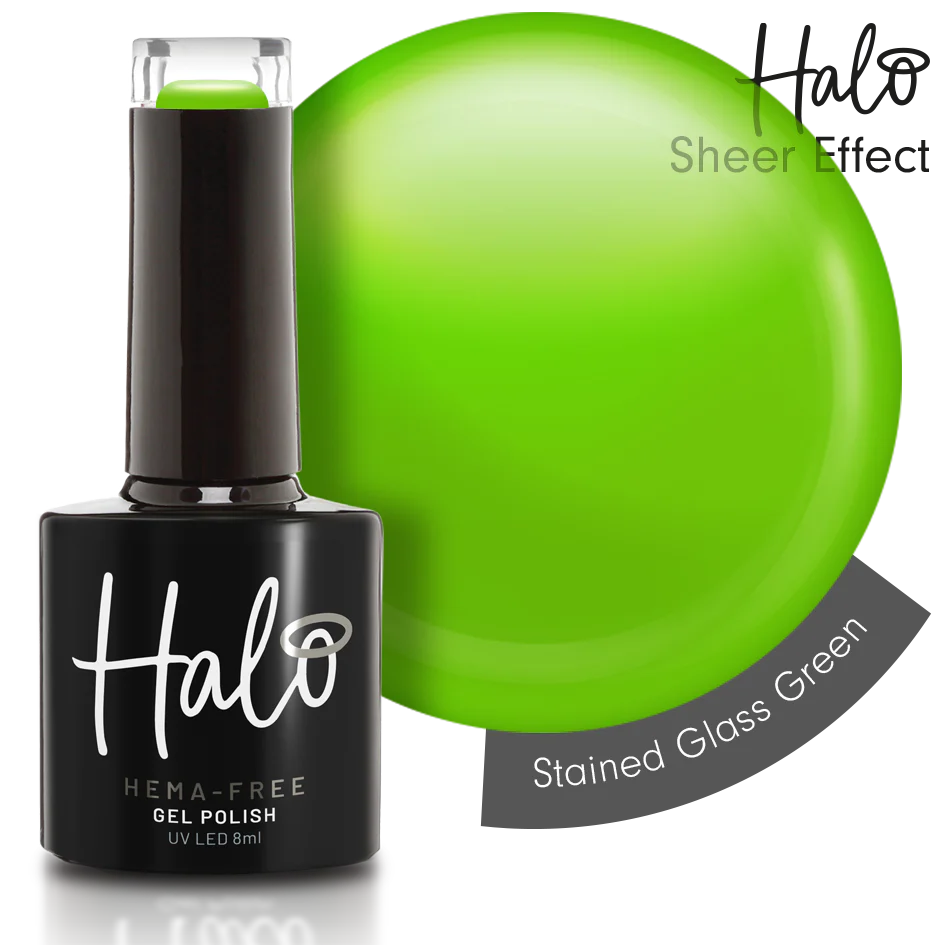 Halo Gel Polish 8ml Stained Glass Green
