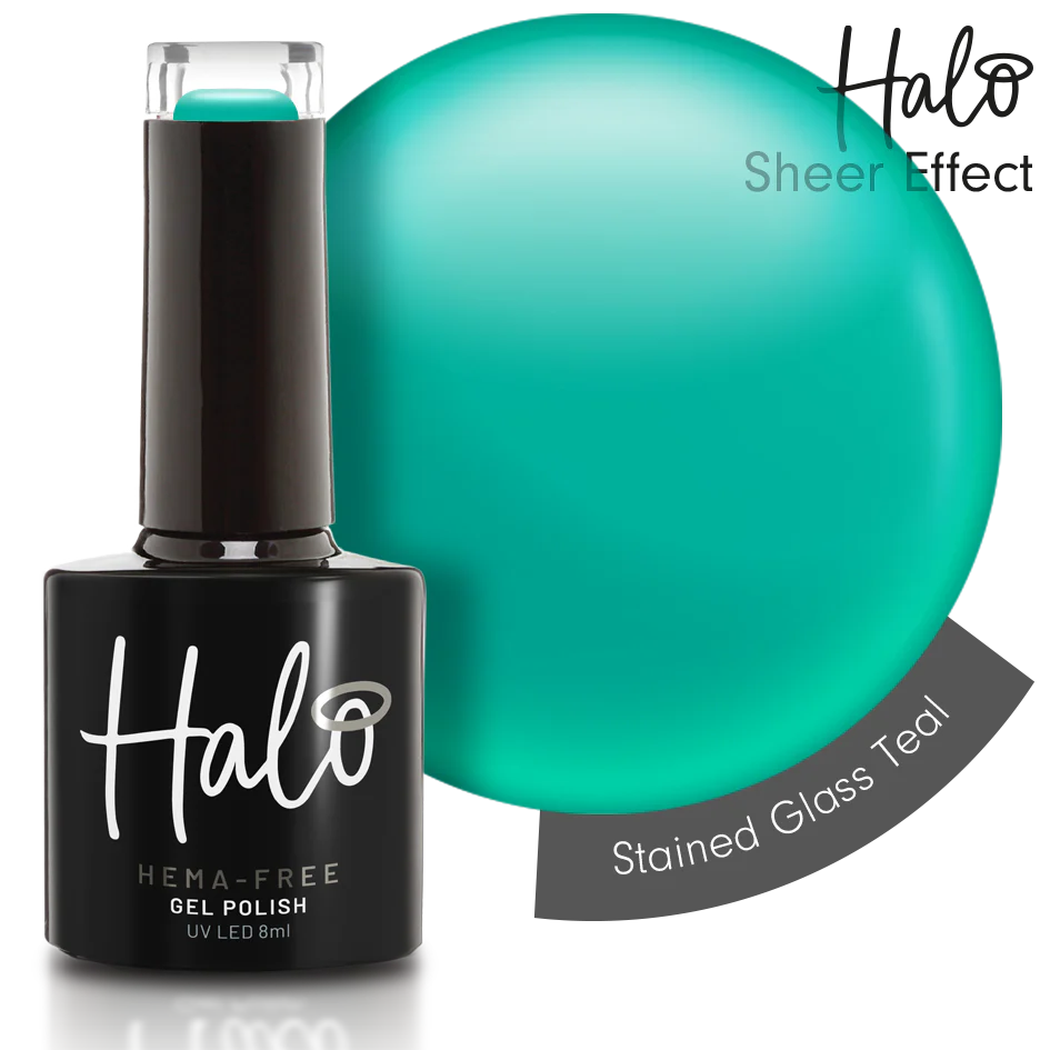 Halo Gel Polish 8ml Stained Glass Teal
