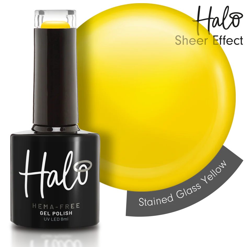 Halo Gel Polish 8ml Stained Glass Yellow