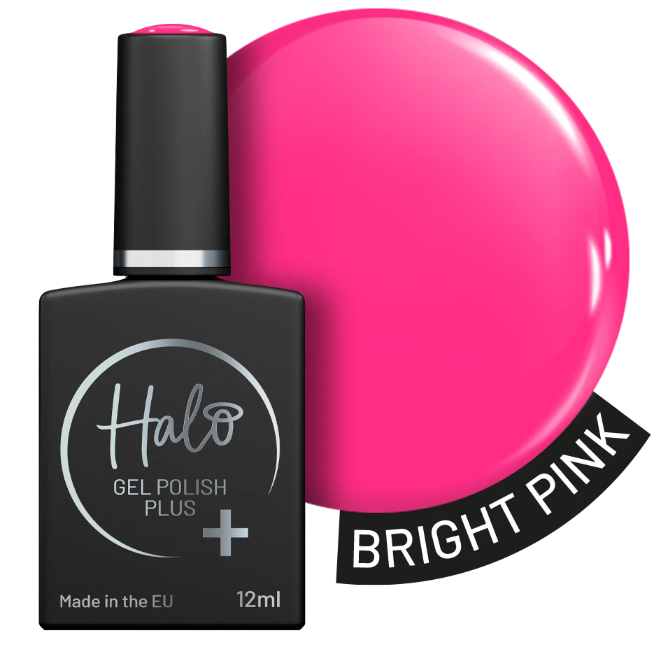 Halo Gel Polish Plus 12ml Bright Pink