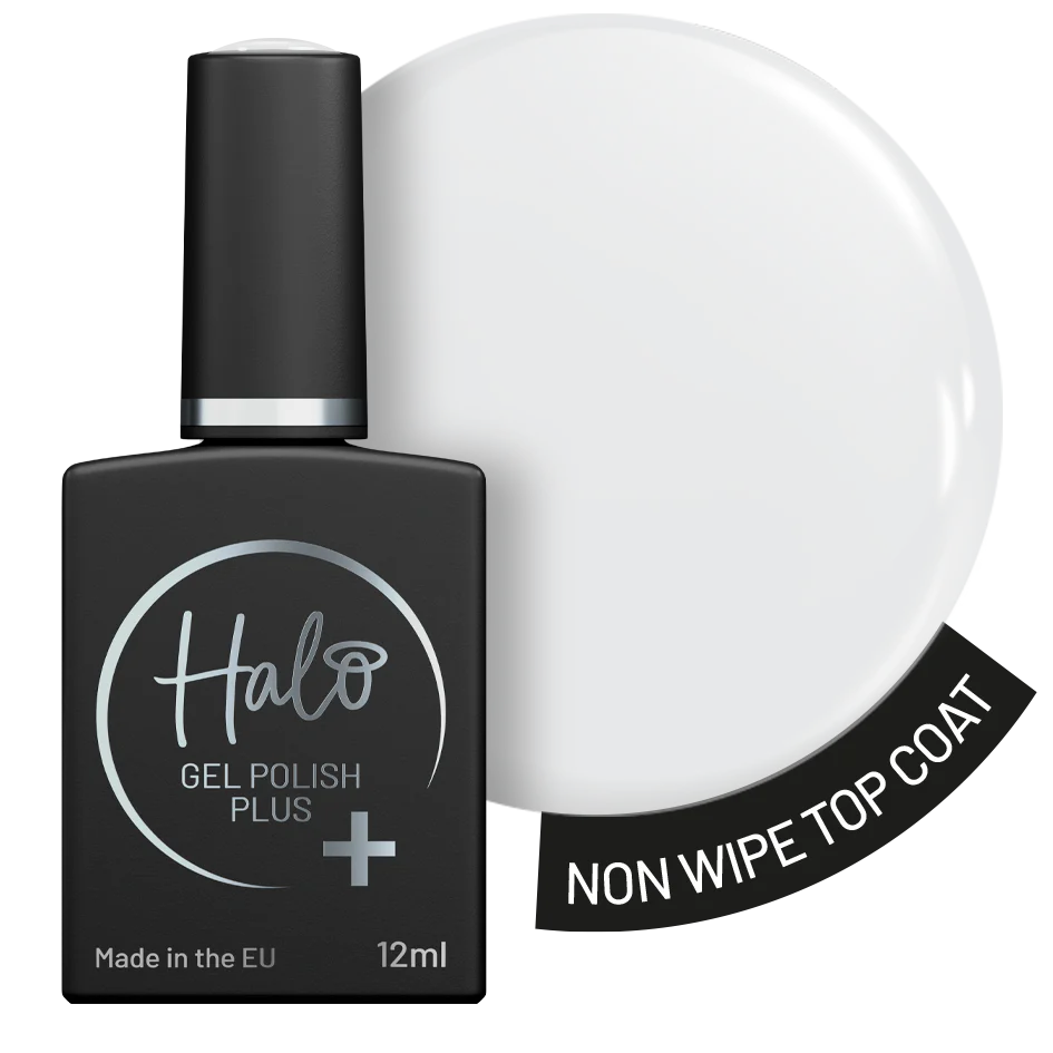 Halo Gel Polish Plus 12ml Top Coat (Non-Wipe)