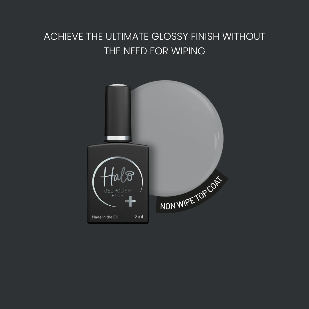 Halo Gel Polish Plus 12ml Top Coat (Non-Wipe) - Image 2