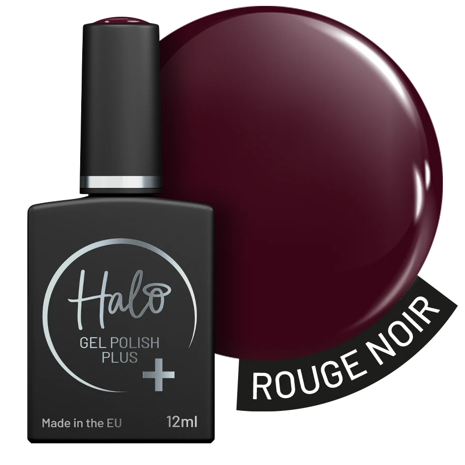 Halo Gel Polish Plus 12ml Rouge Noir
