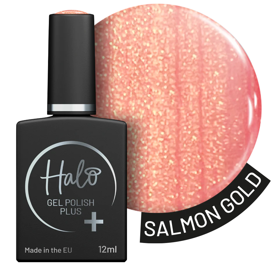 Halo Gel Polish Plus 12ml Salmon Gold