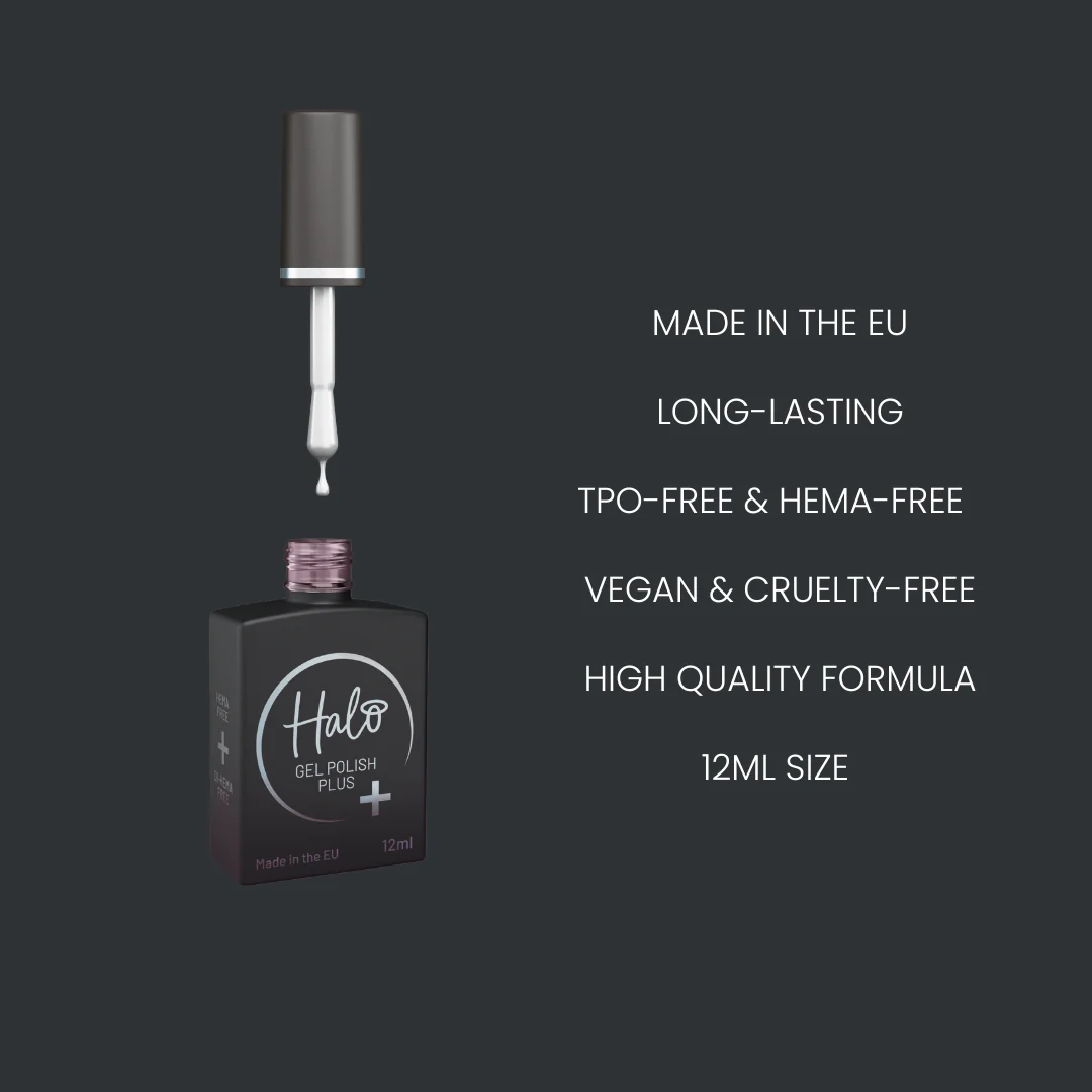 Halo Gel Polish Plus 12ml Rubber Base Coat - Image 3