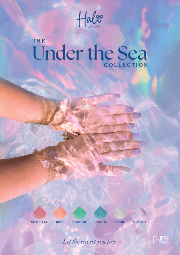 Halo Gel Polish Under The Sea Collection A2 Poster
