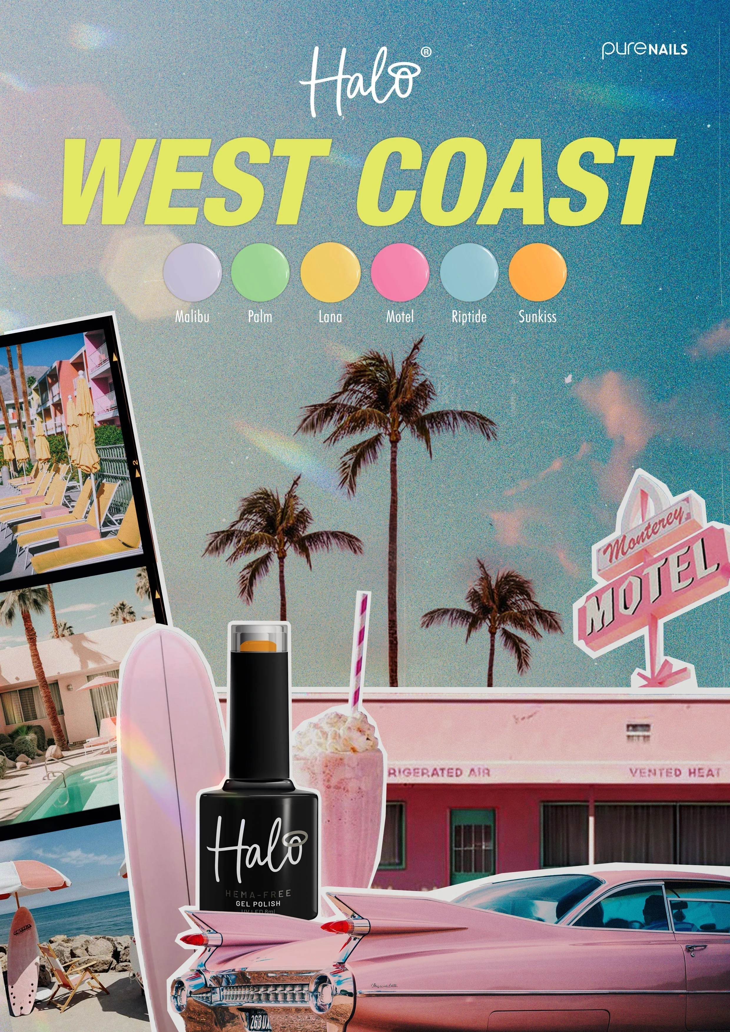 Halo Gel Polish Westcoast A2 Poster