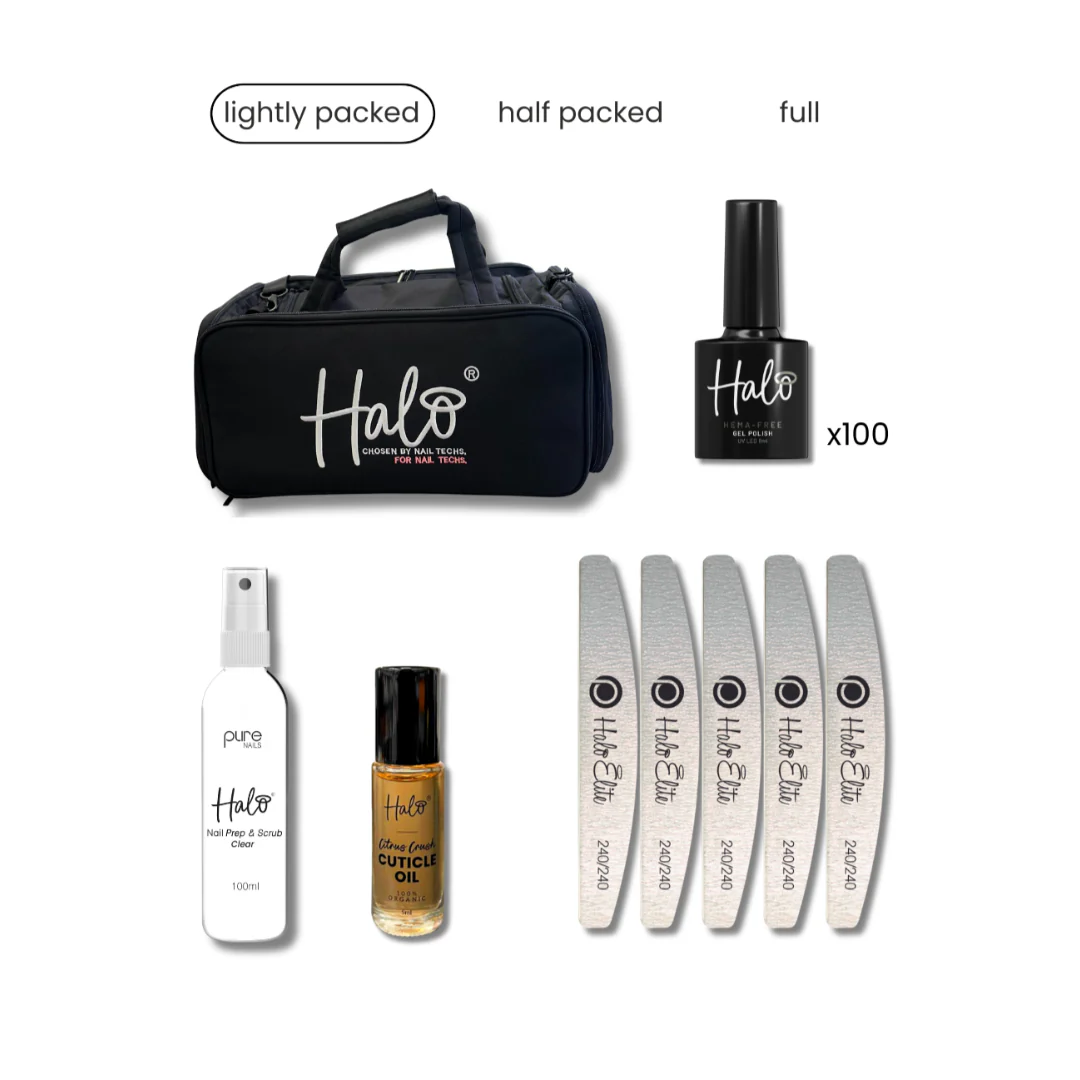 Halo Nail Tech Storage Bag (With Tray) - Image 4